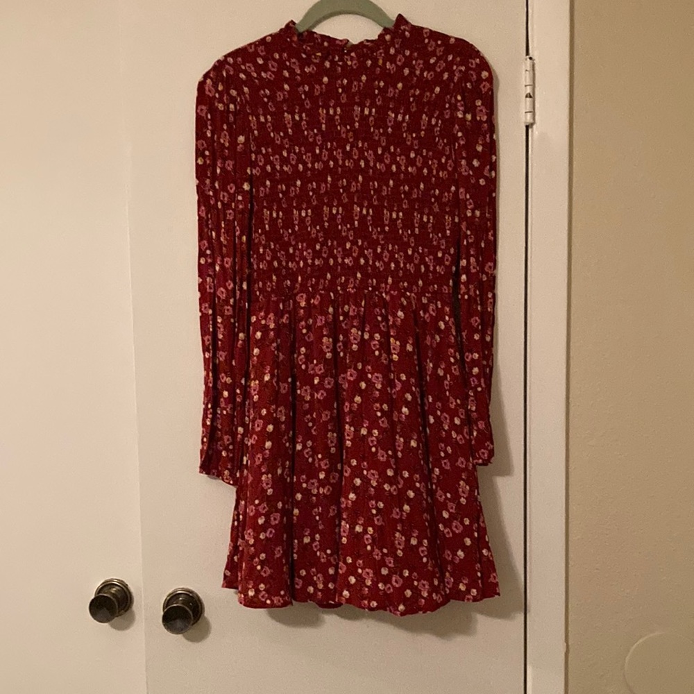 red floral valentines dress ❤️